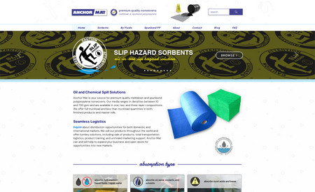 Anchor Mat: The Anchor Mat website was created for an Oil accessories company. I created the website from scratch and used CMS to manage and upload the products. The website is responsive on all devices and the client can manage easily.
