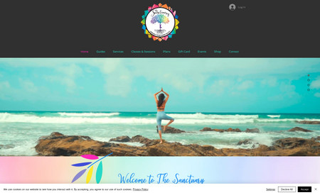  The Sanctuary: yoga site that offers classes and events