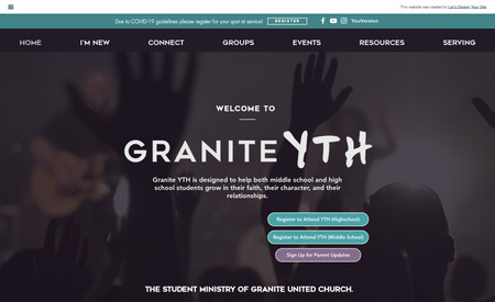 granite-yth: Youth Church Website