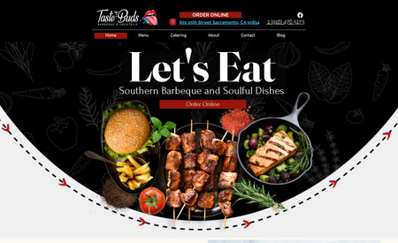 Taste Buds: Website Design and assistance with online restaurant through Toast