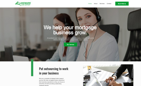 Landmark Loan Support: We designed this fully custom, modern, crisp and user-friendly website for a home loan administration specialist in Australia. The website is fully responsive on all devices and mobile-friendly!