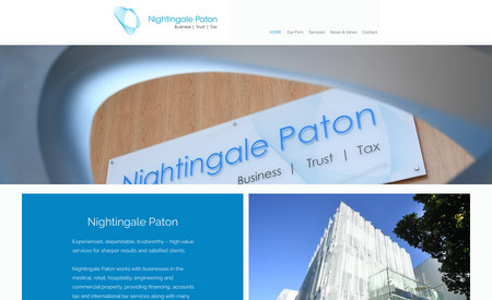 Nightingale Paton: Website Design