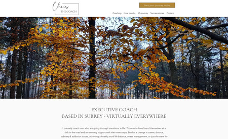 Chris The Coach: Chris wanted me to design a brand style that reflected his personality and also the very personal service that he provides. We created a website that does exactly that!