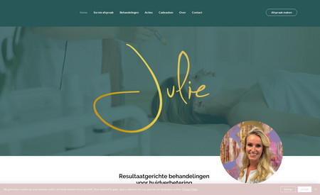 Salon Julie: Complete website, van teksten tot design