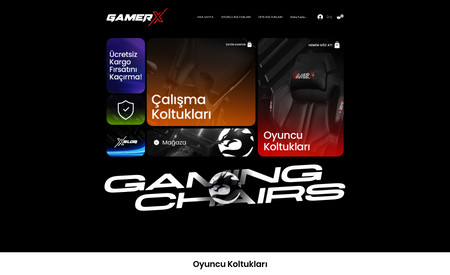 GamerX Gaming Chairs: GamerX® Oyuncu Koltuklarının e-ticaret sitesi tasarımı ve performansı sıfırdan RATHBONE Digital® tarafından hazırlandı! Mobil arayüzüyle dikkat çeken e-ticaret sitesi oyuncuların ilgisini çekiyor.