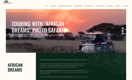 African Dreams Photo: Website Redesign 