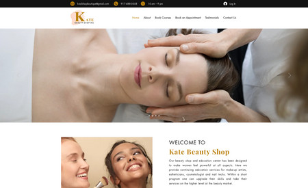 K boutique Shop:  I have done with. 
01: Logo design. 
02: Complete and sleek website design. 
03: On Site SEO. 
04: Connected website with google. 
05: Added payment method.
06: A brand new design. 
07: Added booking app. Contact forms etc.  
08:Images as per them of website. 
09:Videos as per theme of website. 
10: very unique design.
11:Responsive design. 