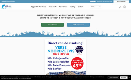 viskoop: Een uitgebreide en succesvolle samenwerking met Viskoop in IJmuiden. Een prachtige website, effectieve marketing en regelmatige consulten en onderhoud. Ook de bouw van een uitgebreide webshop waar meerdere producten worden verkocht.