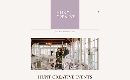 Hunt Creative Events: As a wedding event coordinator, a beautiful website is essential. To put you over the top, you need a beautiful one as well! Hunt Creative Events was created by Henry Patricy from Anchor 52 with simplicity and beauty in mind, including a lead-capture form for inbound marketing and CRM. SEO has been implemented on this site for a competitive edge.