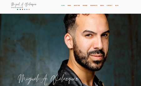 Miguel A. Velazquez: Actor Website