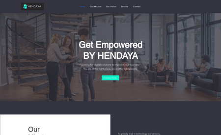 Hendaya Technolgy: HENDAYA is a investment digital solutions company. I have completed there website some month ago. I have given much more attentions for complete this project. I have also added contents from myself.