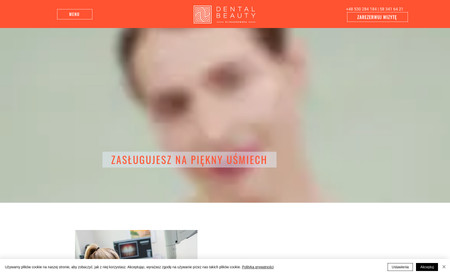 Dental Beauty Klimaszewska: Projektowanie strony, wdrożenie strony do Internetu, doradztwo marketingowe.
