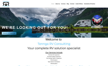 Tennga RV Solutions: Classic Website
Live background
Form
Home | About us | Services | Code of Ethics | Standards of Practice