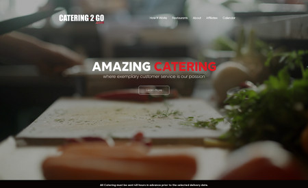 Catering2go: Full site design