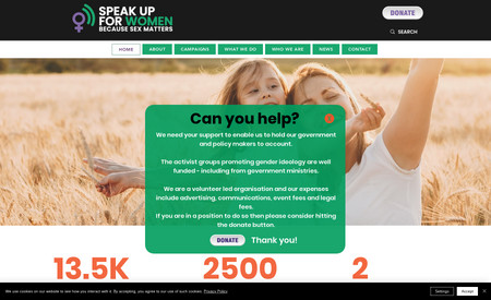 Speak Up for Women: I created the website and all the branding / logos for this project.