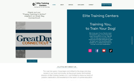 EliteTrainingCenters: Designed new website