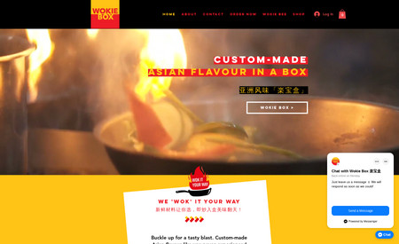 Wokie Box : Wokie Box is a restaurant in Sheffield, the United Kingdom. We have developed this brand with all the stories and identities. Also developed the website and managed their digital marketing strategy on social media and email. 