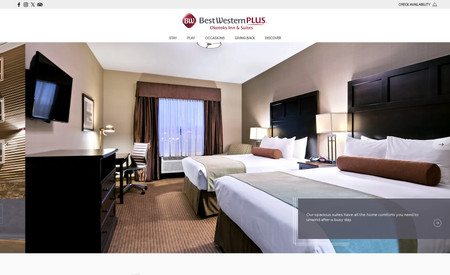 Best Western Okotoks: Hotel website that features rooms and also allows bookings for special events. 

Website created with Wix Studio.
