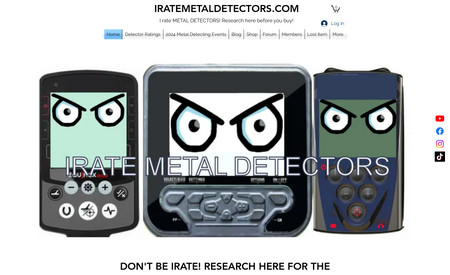 iratedetectors.com: Web Re-design 