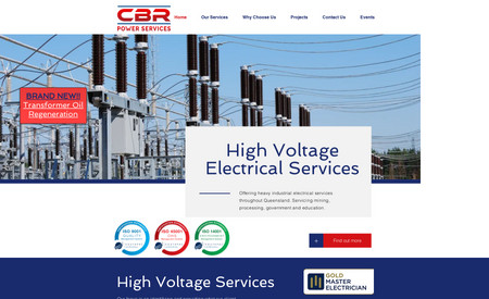 CBR Power Services: Website creation & SEO