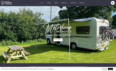 motorhome-retrofits New website for business who are specialists in th...
