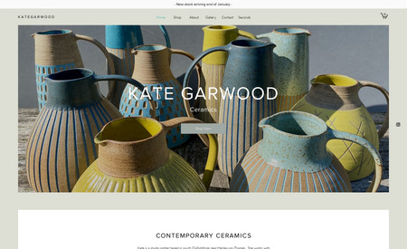 Ceramic shop: Ecommerce site.