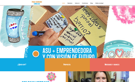 Pauli Serrano Consejal: Sitio web para la Consejal de Asunción - Paulina Serrano