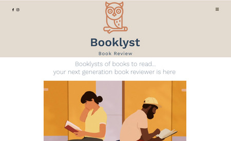 Booklyst Book Review: Australian based book reviews. Subscribe to see what you might want to read next! SEO services, Accessibility Audit and accessibility statement created.