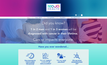 MOJO Health: In this Project I developed the strategy builder for cancers patients.
