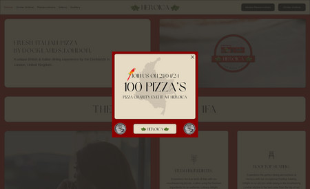 Heroica Pizza Bus: Website design, development, management, branding, photo's & content.