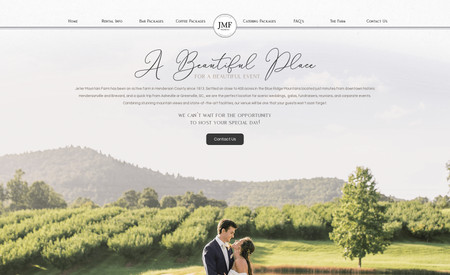 JMF Weddings: Web Design