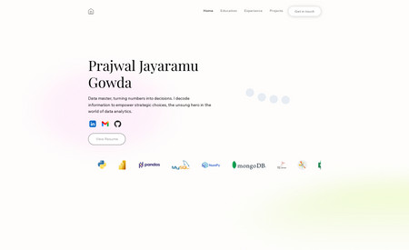 Prajwal - Portfolio: undefined