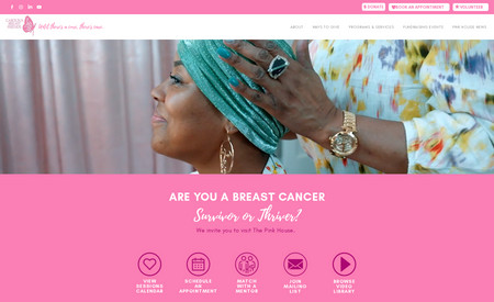 Carolina Breast Friends: This website project is near and dear to us. Chrissy from Carolina Breast Friends contacted us for help migrating their website from WordPress to Wix. I cannot stress enough how many clients from WordPress have expressed wanting to find a user-friendly platform that will allow them to navigate and update their website with the ease of a user-friendly backend platform. We're so pleased that they made the decision to switch over, and we were also able to update their website design.