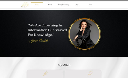 Zel Rau Site: Website Redesign with custom branding elements. We also created her new logo. 