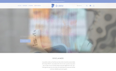 ASA SOCKS: Custom Socks Shop Desktop and Mobile Responsive Website.