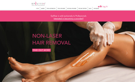 Epilfree: Non-laser hair removal company catering to professional estheticians