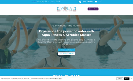 Evolve Body Mind Fit: Website Redesign | On-Page SEO