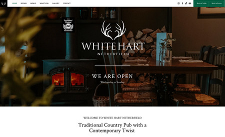 White Hart Pub: Website Redesign