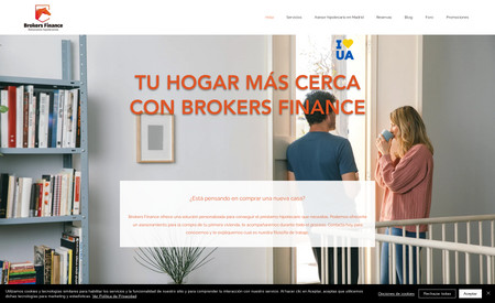 BROKERS FINANCE: Siti web de Asesor Hipotecario en Madrid