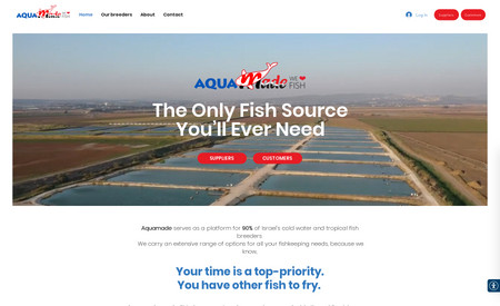 AquaMade: Ornamental fish commercial site.
Suppliers can update inventory, and buyers can order from variant suppliers.
All with Velo 