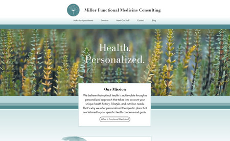 Miller FunctionalMed: This was a fully functioning site, they just needed some help with getting a couple of items to work the way they wanted to, and not the way Wix wanted them to.  