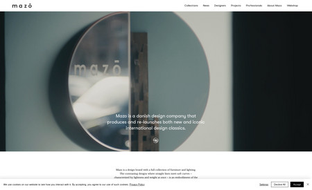 Mazo: The design is done in collaboration with mazo's in-house graphic designer.