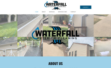 Waterfall: A stunning website with an emphasis on simple navigation to the main call to action, the contact form. This site loads lightning fast and showcases a small business's passionate trade. Designed by Henry Patricy