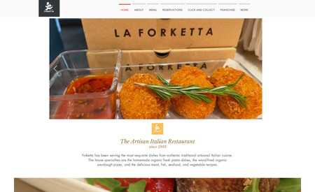FORKETTA: Website Redesign
Famous Italian Restaurant, Singapore