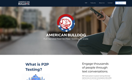 American Bulldog Communications: Complete website buildout, logo creation, designed competitive advantage display, incorporated order and payment forms, SEO, and Google sitemap creation. 