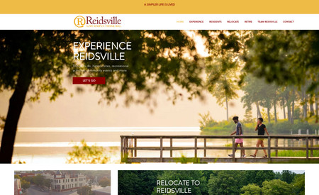 Roam Reidsville: This website acts as a tourism website as well as a website for their Main Street program to attract visitors and residents to downtown Reidsville, NC.