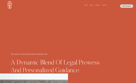 QJ Law | Advanced Site, Wix Studio: Custom website and brand identity design and development. Built on Wix Studio for law firm. 