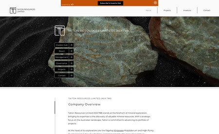 taiton-resources: Taiton Resources is a mining company seeking listing with the Australian Stock Exchange.

Contact Vermilion Pinstripes for business confidence - https://www.vermilionpinstripes.com/contact