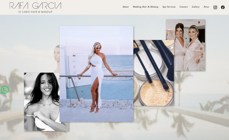 Cabo Hair and Makeup: Hair and makeup services for famous makeup artist Rafa Garcia in Mexico