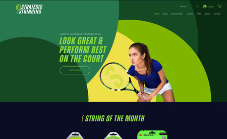 Strategic Stringing: Strategic Stringing offers hybrid & full bed tennis racket stringing and consultations. Located in Amherst, OH. Pickup, delivery and shipping options available.